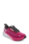 Hoka Arahi 6 Running Shoe In Festival Fuchsia / Ibis Rose