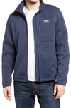 L.l.bean Sweater Fleece Jacket In Bright Navy