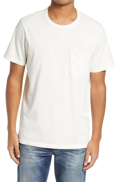 Madewell Allday Garment Dyed Pocket T-shirt In Lighthouse
