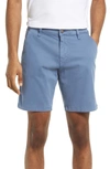 Mavi Jeans Noah Stretch Flat Front Shorts In Blue Horizon Twill