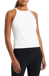Theory High Neck Crop Camisole In White