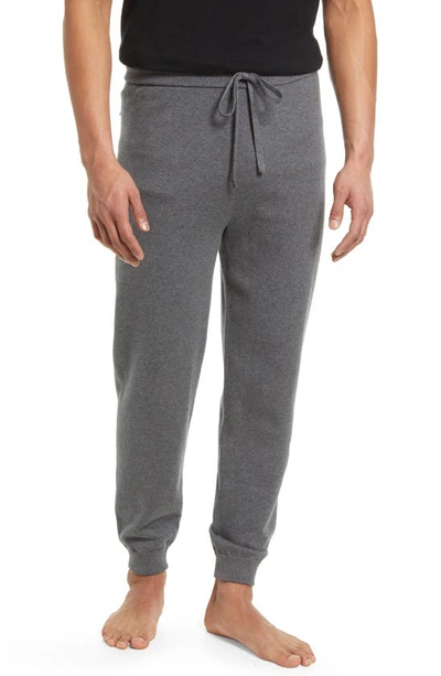 Lahgo Stretch Cotton Blend Joggers In Restful Grey Heather