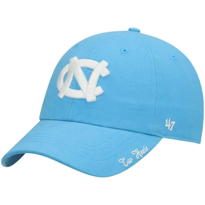 47 ' Carolina Blue North Carolina Tar Heels Miata Clean Up Logo Adjustable Hat In Light Blue