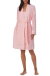 Lauren Ralph Lauren Satin Chemise, Robe & Garment Bag In Pink