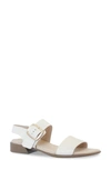 Munro Cleo Sandal In Cream Leather