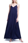L Agence Hartley Trapeze Slipdress In Midnight