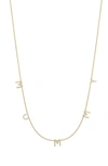 Bony Levy Classic Initial Personalized Diamond Charm Necklace In 18k Yellow Gold - 5 Charms