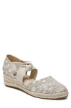 Lifestride Kascade Wedge Espadrille Sandal In Khaki Fabric