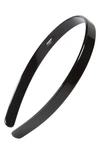 France Luxe Skinny Headband In Black