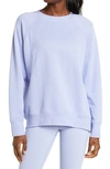 Zella Drew Crewneck Sweatshirt In Blue Thistle