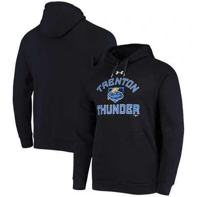 Under Armour Black Trenton Thunder All Day Raglan Fleece Pullover Hoodie