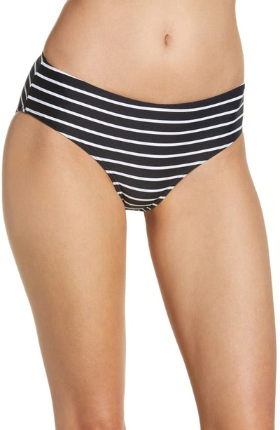 Sea Level Mid Bikini Bottoms In Black