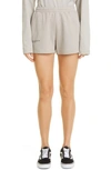 Pangaia 365 Pprmint™ Unisex Organic Cotton Sweat Shorts In Stone