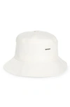 Pangaia Organic Cotton Bucket Hat In Off-white