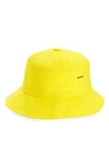 Pangaia Organic Cotton Bucket Hat In Saffron Yellow