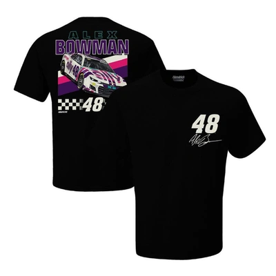 Hendrick Motorsports Team Collection Charcoal Alex Bowman Ally Front Runner T-shirt