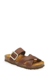 Naot Chicago Crossband Leather Footbed Sandal In Multi