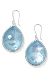 Ippolita Wonderland Large Teardrop Earrings In Silver