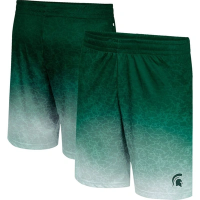Colosseum Green Michigan State Spartans Walter Shorts
