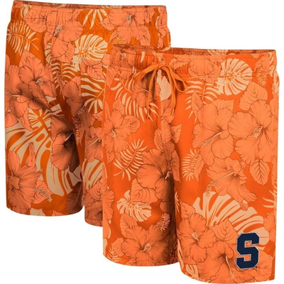 Colosseum Orange Syracuse Orange The Dude Swim Shorts