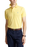 Polo Ralph Lauren Classic Fit Cotton Mesh Polo In Empire Yellow Heather