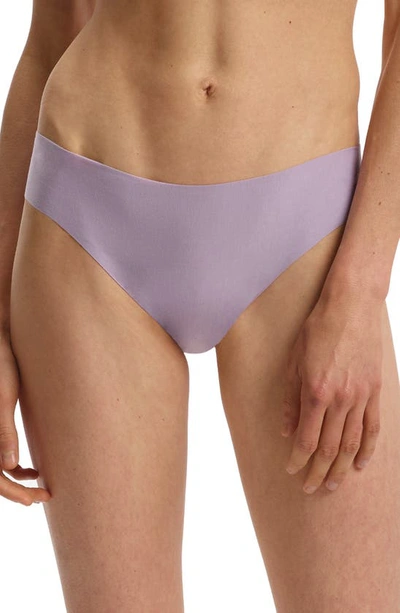 Commando Butter Mid-rise Thong In Lilac