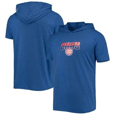 New Era Heathered Royal Chicago Cubs Hoodie T-shirt