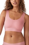 True & Co. True Body Scoop Neck Bralette In Rose