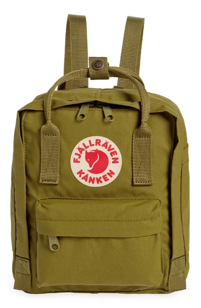 Fjall Raven Mini Kånken Water Resistant Backpack In Foliage Green