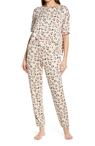 Honeydew Intimates Honeydew Sun Lover Lounge Set In Calm Leopard