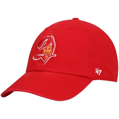 47 ' Red Tampa Bay Buccaneers Clean Up Legacy Adjustable Hat