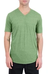 Goodlife Tri-blend Scallop V-neck T-shirt In Cedar
