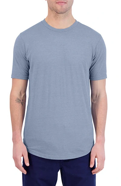 Goodlife Tri-blend Scallop Crew T-shirt In Riverside Blue