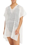 Sea Level Eyelet Cover-up Caftan In White