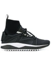Puma Sock Insert Lace-up Sneakers In 01 Black