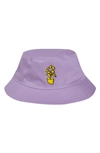 By Samii Ryan Smiley® X  Growing Smiles Cotton Twill Bucket Hat In Purple