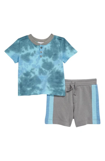 Splendid Baby Boy's 2-piece High Tide Henley & Shorts Set In Blue