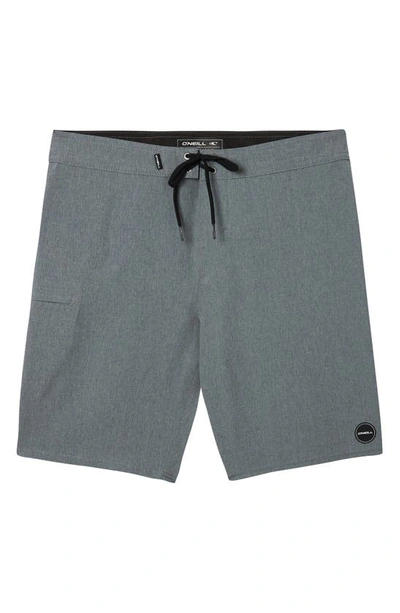 O'neill Kids' Hyperfreak Board Shorts In Heather Gr