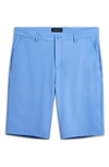 Bugatchi Flat Front Shorts In Riviera