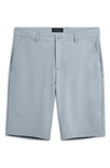 Bugatchi Flat Front Shorts In Platinum