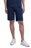 Bugatchi Butgatchi Comfort Drawstring Knit Shorts In Navy