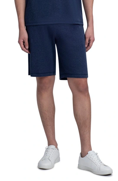 Bugatchi Butgatchi Comfort Drawstring Knit Shorts In Navy