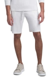 Bugatchi Butgatchi Comfort Drawstring Knit Shorts In White