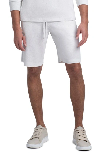 Bugatchi Butgatchi Comfort Drawstring Knit Shorts In Chalk