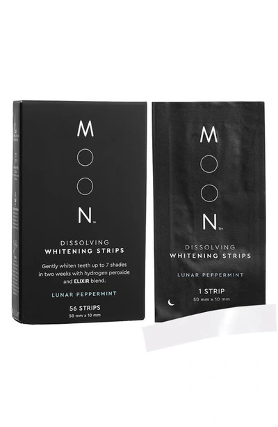 Moon Lunar Peppermint Dissolving Teeth Whitening Strips