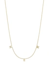 Bony Levy Icon Personalized Diamond Charm Necklace In 18k Yellow Gold - 3 Charms