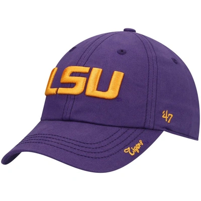 47 ' Purple Lsu Tigers Miata Clean Up Logo Adjustable Hat