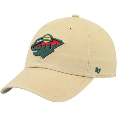 47 ' Gold Minnesota Wild Clean Up Adjustable Hat