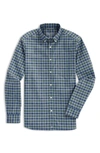 Vineyard Vines On-the-go Classic Fit Plaid Stretch Button-up Shirt In Grass