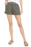 Faherty Arlie Day Shorts In Surplus Green